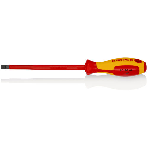 Šroubovák plochý 6,5 mm, izolovaný 1000 V,  Knipex 982065