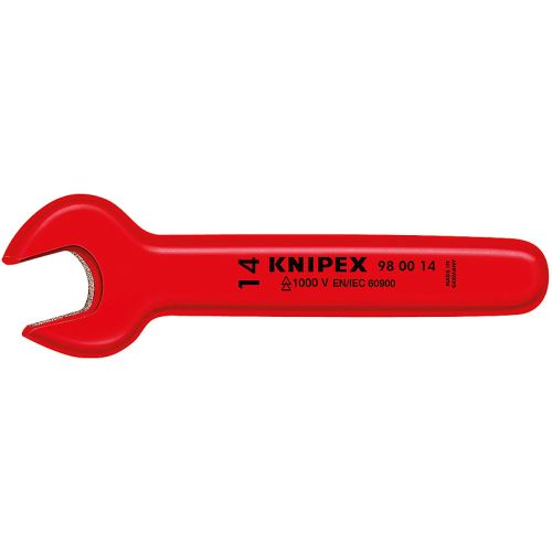 Klíč jednostranný otevřený, 10 mm, izolovaný 1000 V, Knipex 980010
