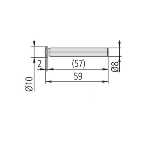 Dotek talířkový průměr 10 mm (MITU-12AAF671)
