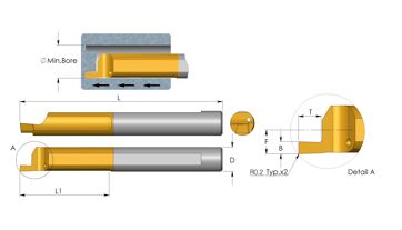 Mikronástroj pro čelní zapichování, MFR5B1.5L23BXC (1)