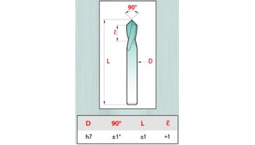Vrták multifunkční COMBI-MAG (1/4´´) 6,35x12x66 HSS-E/Red-X, řada 007, Magafor (1)