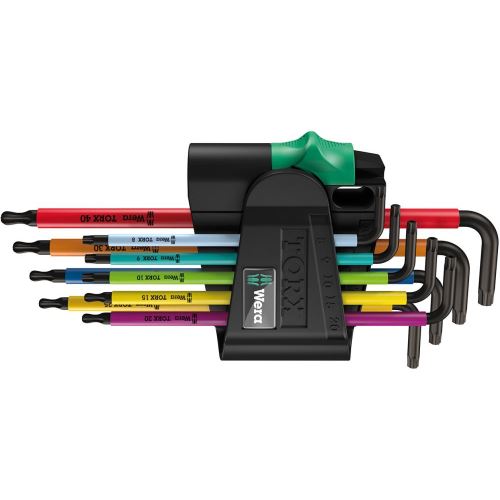 Sada zástrčných klíčů TORX® BO Multicolour, BlackLaser, SB, WERA, 073599