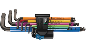 Sada inbusových klíčů Multicolor, s přidržovací funkcí, 9 ks Wera 022210 Sada inbusových klíčů Multicolor, s přidržovací funkcí, 9 ks Wera 022210
