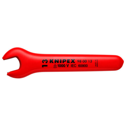 Klíč jednostranný otevřený, 13 mm, izolovaný 1000 V, Knipex 980013