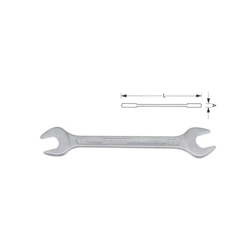 Klíč oboustranný plochý palcový 1´´x1.1/8´´, HAZET, 450NA-1X1.1/8VKH