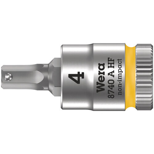 Šroubováková hlavice 1/4", vnitřní šestihran s přidržovací funkcí, 4x28 mm Wera 003333