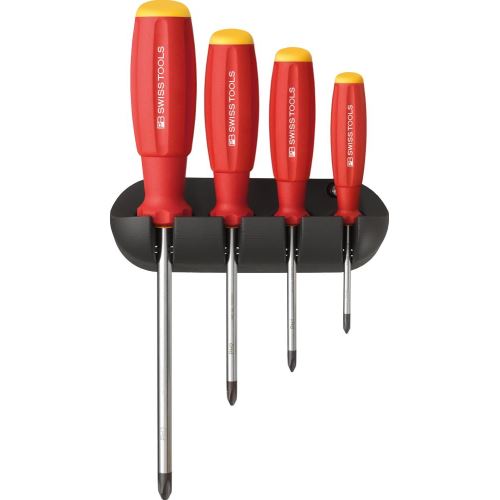 pro elektroniku 4 ks PH v nástěnném držáku SwissGrip PB Swiss Tools