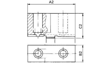 Sada čelistí (3) DIN6350AB 200mm RÖHM 108582 (1)