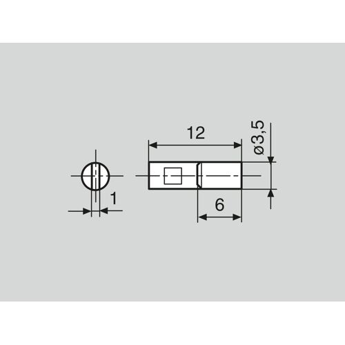 16 Eea 3 Měřicí dotek pro měření vnějších rozměrů (3.5 x 6 mm)