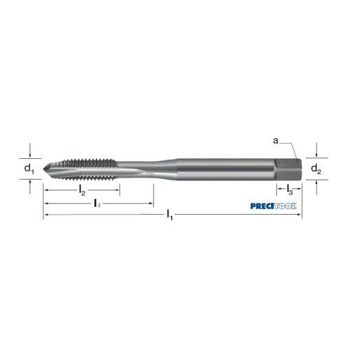 Závitník strojní DIN 371/B, 132420 M1,2 6H HSSE-V3/vaporizovaný