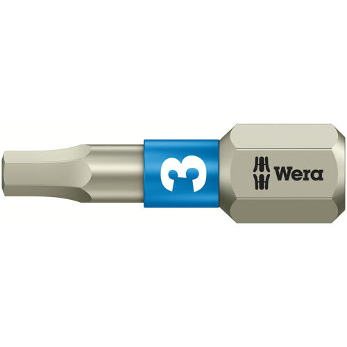 Bit nerez 1/4" DIN3126C6,3 vnitřní 6-hran, 3x25mm Wera 071073