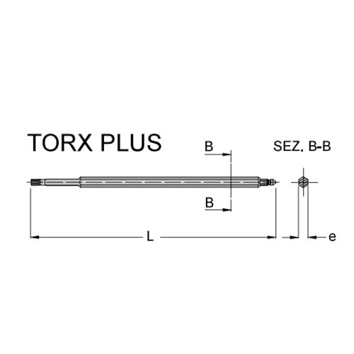 Výměnný nástavec TORX PLUS 9IP k DINAPLUS, 29009