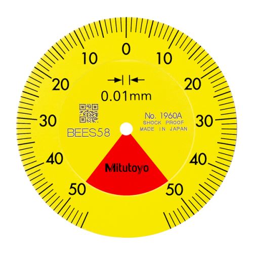 Úchylkoměr číselníkový analogový s očkem 1/0,01mm, ISO, nárazuvzdorný (MITU-1960A)