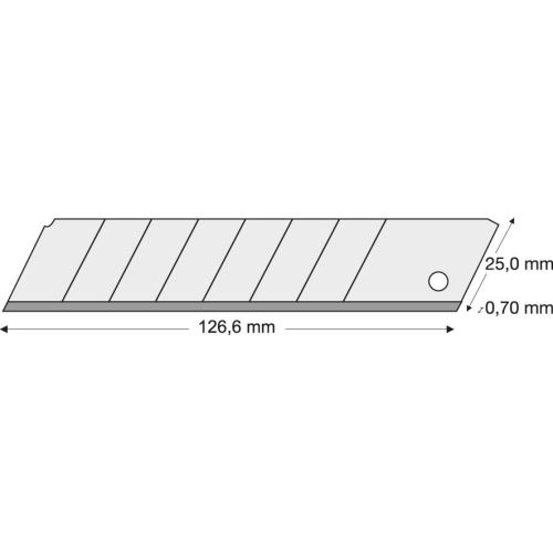 Odlamovací čepel 25mm 10 ks./balení LUTZ BLADES