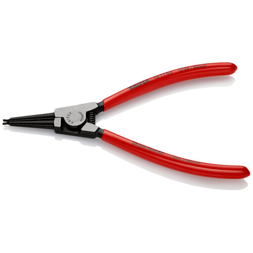 Kleště na pojistné kroužky, pro hřídele 20-30 mm, rovné hroty 180 mm, Knipex 4611G4