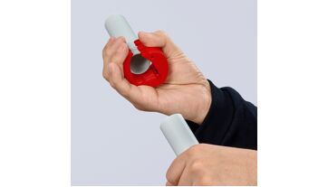 Nástroj na řezání plastových 
trubek BiX, Knipex, 902210BK (3)