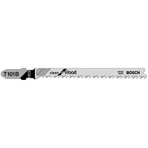 List pro pilu děrovku T 101 B Bosch, balení 25 ks Clean for Wood 2608633622