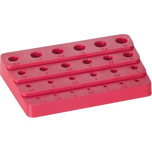 Plastovy stojan, prazdny zvysovani o 0,1mm 1-5mm FORTIS
