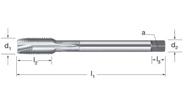 Závitník strojní DIN 5156/B, 133411 G1 1/2´´ HSSE-V3 (1)