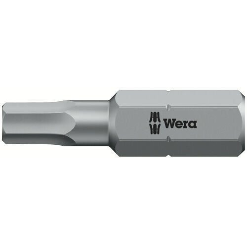Bit tvrdý typ 1/4" DIN3126C6,3 vnitřní 6-hran, 4x25mm Wera 056320