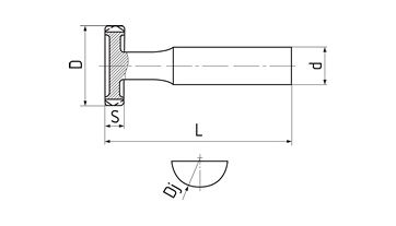 Fréza pro drážky úseč. per 41x8x70, Z10, 222185, HSS ,N (1)