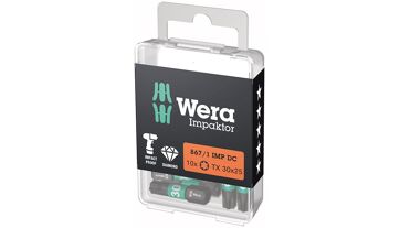 Bit Impaktor 1/4" DIN 3126 C6,3 T30 x 25 mm balení 10 ks Wera 157626 Bit Impaktor 1/4" DIN 3126 C6,3 T30 x 25 mm balení 10 ks Wera 157626