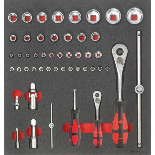 Modul pro nástroje 2/3 Nástrčný klíč 1/4" a 1/2" FORMAT