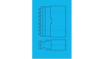 Měkká dělená čelist (sada 3ks) ČSN 243876, TOS MD 80/3 (083300) (2)