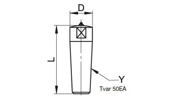 Orovnávač jednokrystalový T50EA 14x57mm/MK1 ED5ST (1)