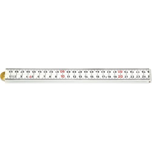 Skládací metr plastový 1 m x 13 mm bílý 4 články Hultafors 480326