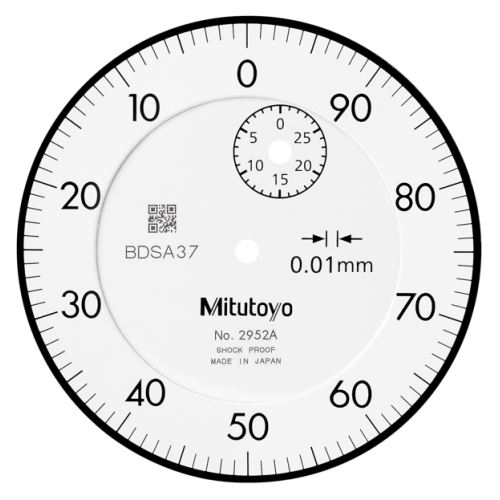 Úchylkoměr číselníkový analogový s očkem 30/0,01mm, ISO, (MITU-2952A)