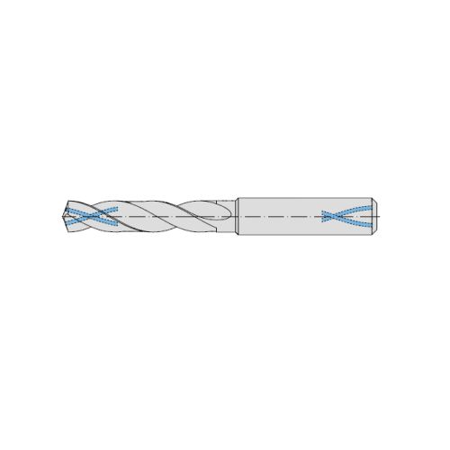 Vrták tvrdokovový 3xD 4,763 (3/16") s vnitřním chlazením D106-03-04763A1 AP30P1U