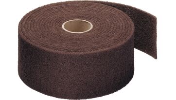 Brusný vlies, NRO 400, 115x10000, korund, jemný, kaštanový