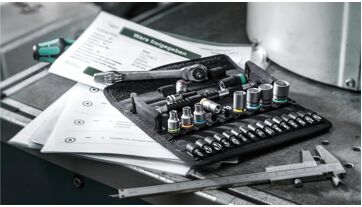 Sada nástrčných klíčů 1/4" ZYKLOP push 28 ks v textilním boxu Wera 004017 (2)