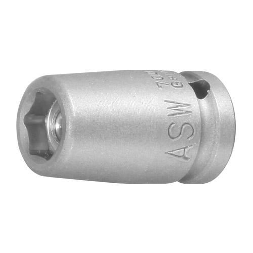 Za tepla kovaný nástrčkový klíč s magnetem 1/4" 13mm ASW