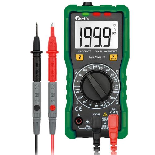 Digitální multimetr 0,1 mV–600 V FORTIS