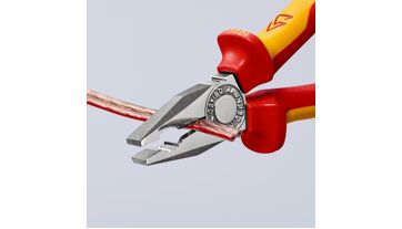 Kleště kombinované 160 mm, izolované 1000 V, Knipex 0306160 (4)
