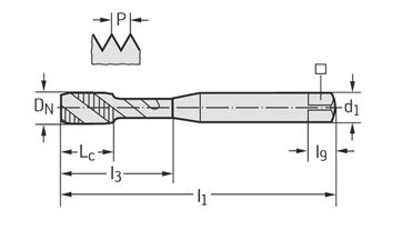 Strojní závitník HSS-E M205049-EGM5 (1)