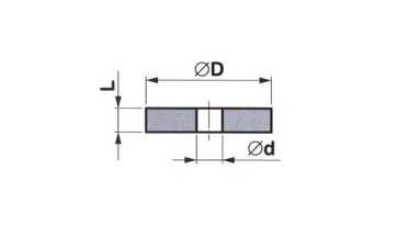 Brusný kotouč 41661-1512.00; T1 500×200×305, 98A 60 M 8 V C40 (1)