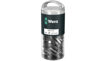 Bit 1/4" DIN3126E6,3 PZ2x25mm, balení 100 ks Wera 072444