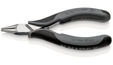 Kleště čelní štípací pro elektroniku, s malou fazetou 115 mm, Knipex 6422115ES Kleště čelní štípací pro elektroniku, s malou fazetou 115 mm, Knipex 6422115ES