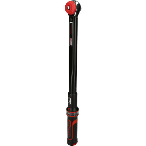 Momentový klíč s řehtačkou a otočným kolečkem 1/2" ERGOTORQUEprecision, 60–320 Nm