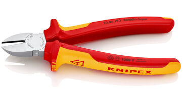 Kleště boční štípací 180 mm, izolované 1000 V, Knipex 7006180 (1)