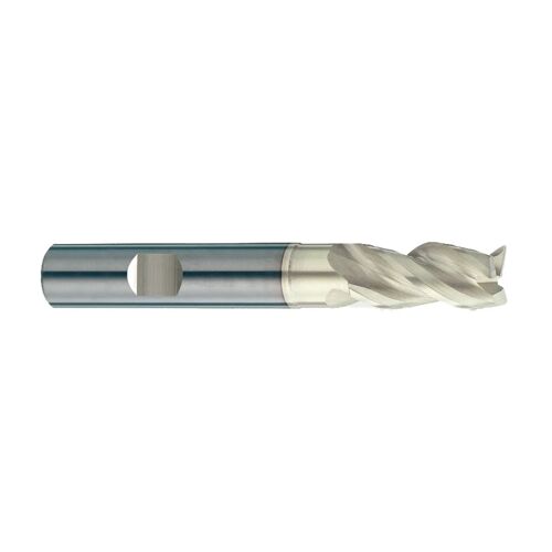 Fréza tvrdokovová 3-břitá 8,00x19x63 45° AlTiXN+ZrN, HB stopka, 48HRc, odlehčení