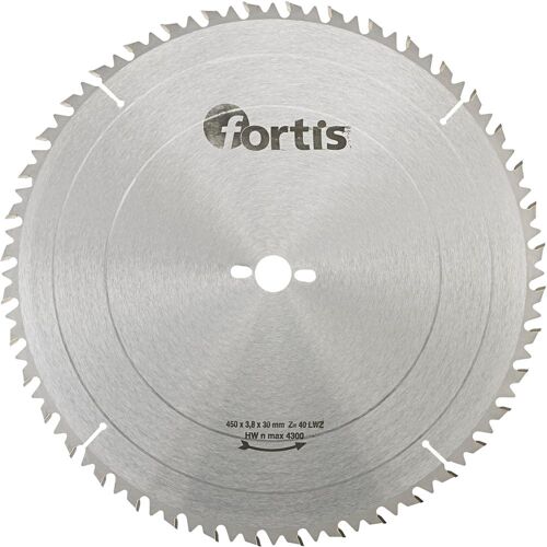 Pilový kotouč HW 450 x 3,8 x 30 mm Z40LWZ Fortis