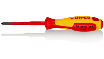 Šroubovák křížový PH 1, izolovaný 1000 V, SLIM PlusMinus, Knipex 982401SLS