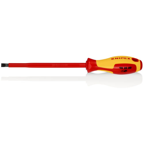 Šroubovák plochý 8 mm, izolovaný 1000 V, Knipex 982080