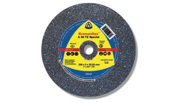 Řezný kotouč Kronenflex, A 36 TZ Special, Inox, rovný, 180x2x22,23, pro ruční řezání