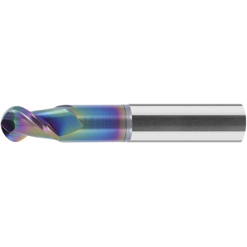 Rádiusová fréza VHM 3,0mm Z2 krátká HA TA-C FORMAT GT