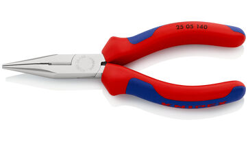 Kleště půlkulaté s břity, rovné čelisti 140 mm, Knipex 2505140 Kleště půlkulaté s břity, rovné čelisti 140 mm, Knipex 2505140